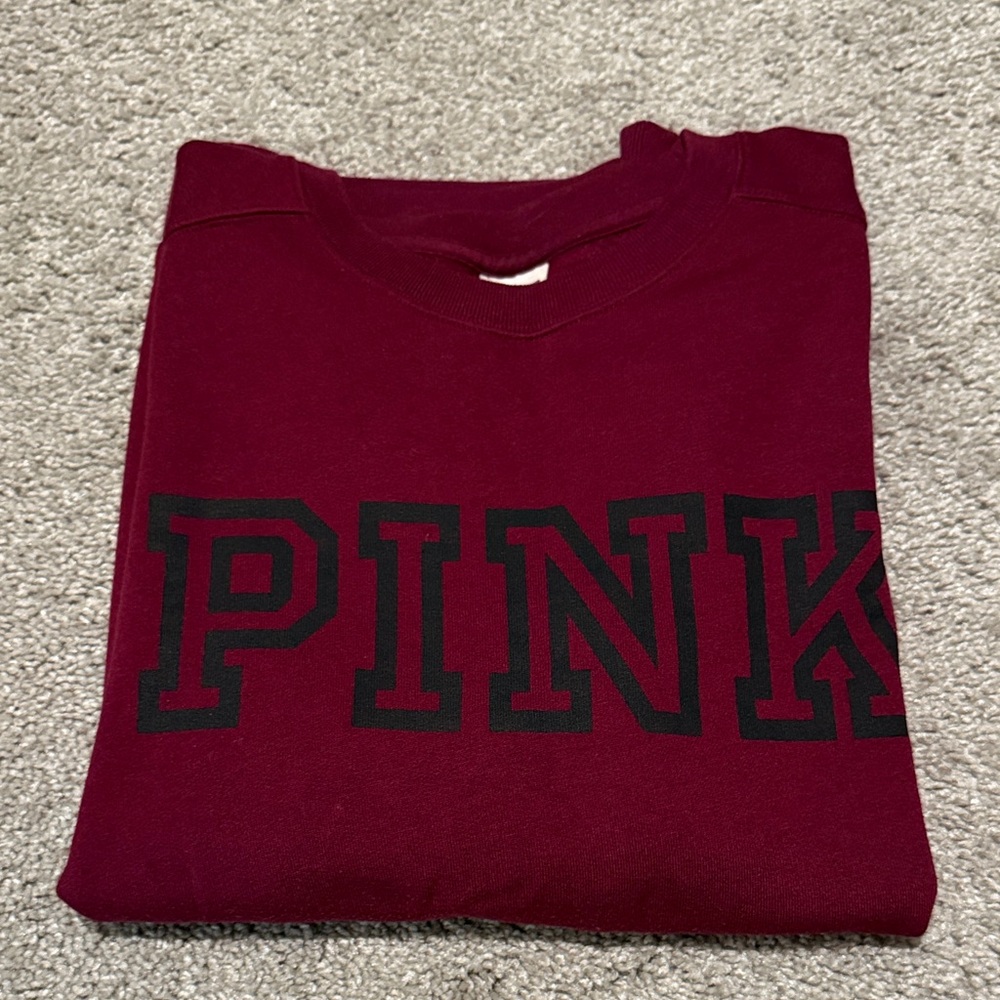 Victoria's Secret Deep Red Sweatshirt